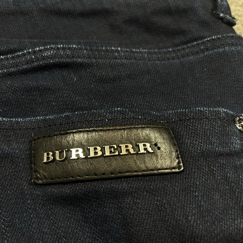 Burberry‎ Jeans Womens 31 Blue Thurlestone Skinny Dark Wash Stretch Denim - Picture 8 of 12